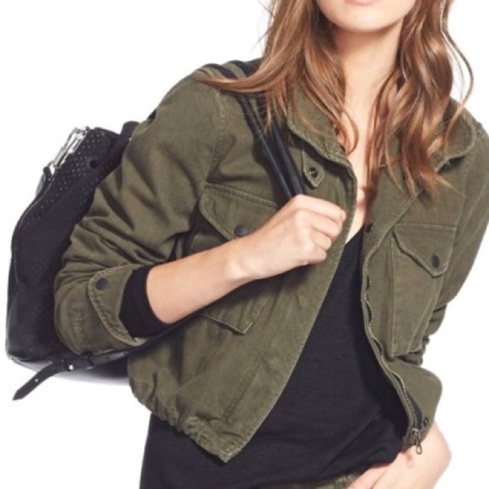 Rag and Bone Canvas Military Jacket
